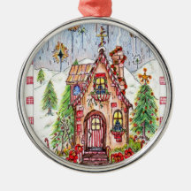 Ornamento de la casa del navidad del caramelo adornos de navidad