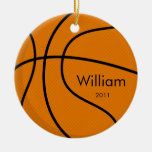 Ornamento del navidad del baloncesto ornamento de navidad