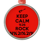 [Electric guitar] keep calm %26 rock on%21%21%21  Ornaments