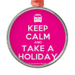 [Campervan] keep calm and take a holiday  Ornaments