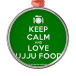 [Cutlery and plate] keep calm and love gujju food!!  Ornaments