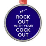 [Electric guitar] rock out with your cock out  Ornaments