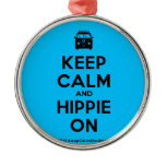 [Campervan] keep calm and hippie on  Ornaments