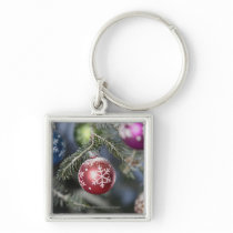Ornaments on a Christmas tree Keychains