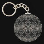 Ornate Black Ball Key Chains