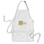 Ornate Blue and Gold Aries Apron