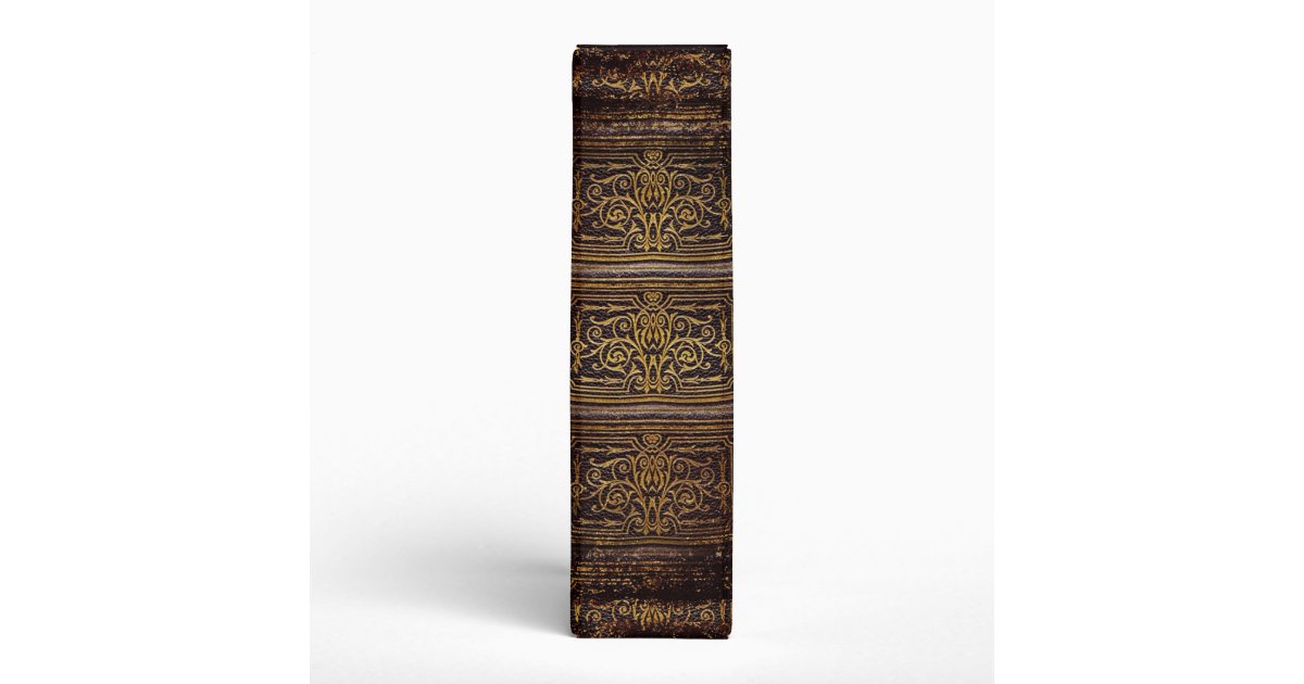 Ornate Brown Faux Leather Medieval Ancient Tome 3 Ring Binder Zazzle