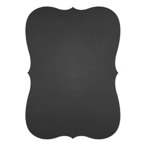 Ornate Chalkboard Bistro Art Wedding Invitations