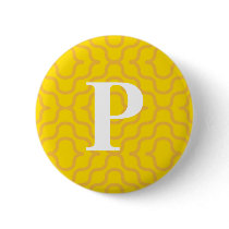 Ornate Contemporary Monogram - Letter P Pins