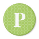 Ornate Contemporary Monogram - Letter P magnets by fantasian_angel Ornate Contemporary Monogram - Letter P magnets