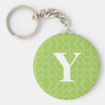 Ornate Contemporary Monogram - Letter Y Keychain