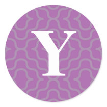 Ornate Contemporary Monogram - Letter Y stickers by fantasian_angel Ornate Contemporary Monogram - Letter Y stickers