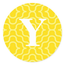 Ornate Contemporary Monogram - Letter Y stickers by fantasian_angel Ornate Contemporary Monogram - Letter Y stickers