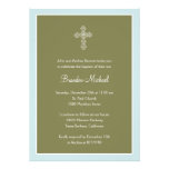 Ornate Cross Baptism/Christening Invitation invitations