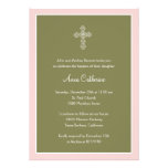 Ornate Cross Baptism/Christening Invitation invitations