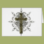 Ornate Cross Greeting Cards