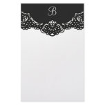Ornate Customizable Monogram stationary Stationery Design