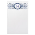 Ornate Customizable Monogram stationary stationery