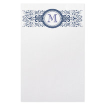 Ornate Customizable Monogram stationary stationery