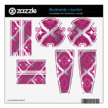 Ornate Damask Pink, Black, Silver Skullcandy Skin