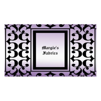 Ornate Fabric Store Business Card
