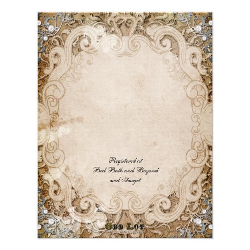Ornate Fairytale Storybook Bridal Shower Invitatio Personalized Invite