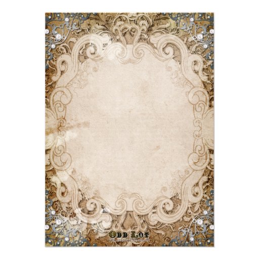 Ornate Fairytale Storybook Wedding Invitation