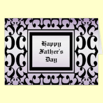 Ornate Fathers Day Card cards