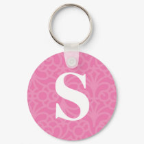 Ornate Floral Monogram - Letter S keychains by fantasian_angel Ornate Floral Monogram - Letter S keychains