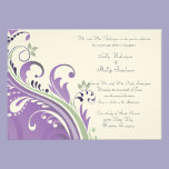 Ornate Floral Pattern invitations