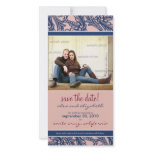 Ornate Floral Save the Date Announcement photo cards