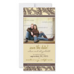 Ornate Floral Save the Date Announcement photo cards