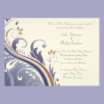 Ornate Flower Pattern invitations