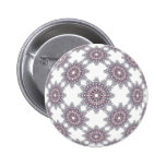Ornate Flower Pinback Button
