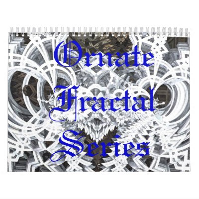 Ornate Fractal Series Calendar Ornate Fractal Series Calendar