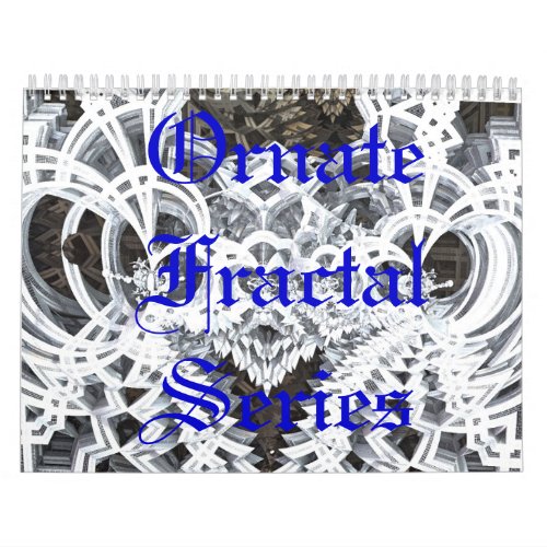 Ornate Fractal Series Calendar calendar