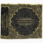 Ornate Gold & Embossed Frame - Textured Background Vinyl Binders