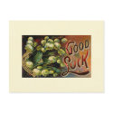 Ornate Good Luck postcards
