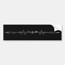Ornate Gothic Divider Bumper Stickers