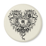 Ornate Gothic Heart Refrigerator Magnets