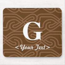 Ornate Knotwork Monogram - Letter G mousepads by fantasian_angel Ornate Knotwork Monogram - Letter G mousepads