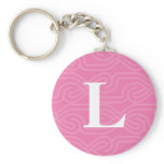 Ornate Knotwork Monogram - Letter L keychains