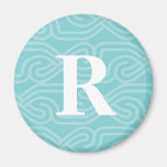 Ornate Knotwork Monogram - Letter R Refrigerator Magnets