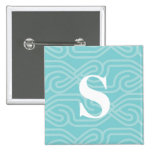Ornate Knotwork Monogram - Letter S Pins