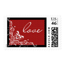 Ornate Love Wedding Postage Stamp