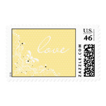 Ornate Love Wedding Postage Stamp