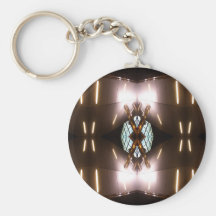 Ornate Metallica - Urban Futurism CricketDiane Keychain