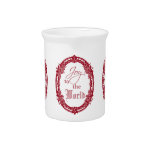 Ornate Oval Joy to the World Drink Pitchers