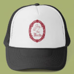 Ornate Oval Joy to the World Mesh Hat