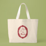 Ornate Oval Joy to the World Tote Bags